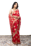 Banarasi Georgette Saree with Handwork Butti Border